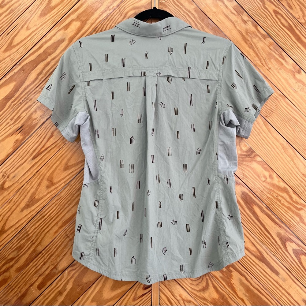 REI Co-op Sahara Pattern Short Sleeve Button Up Shirt Medium - Picture 4 of 7
